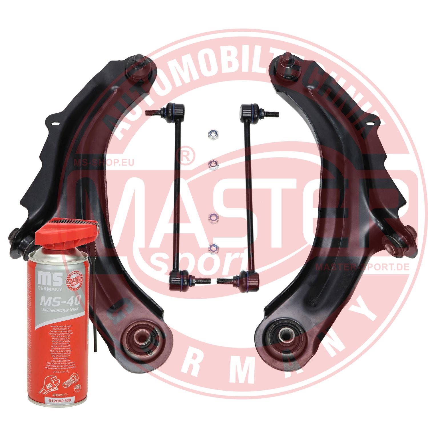Control/Trailing Arm Kit, wheel suspension (37157/1-KIT-MSP)