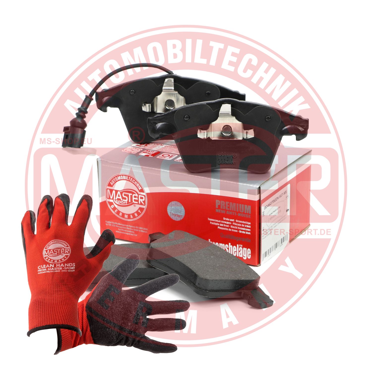 Brake Pad Set, disc brake (13046071922N-SET-MSP)