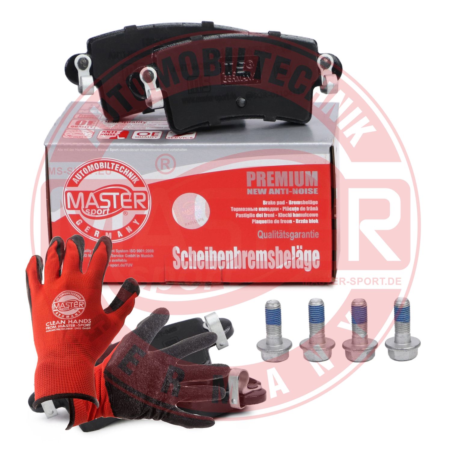 Brake Pad Set, disc brake (13046038062N-SET-MSP)