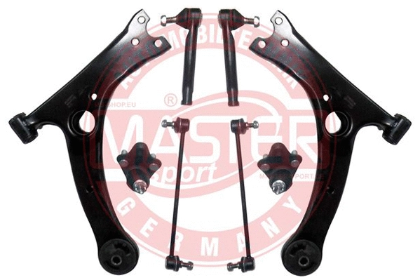 Control/Trailing Arm Kit, wheel suspension (36900-KIT-MS)