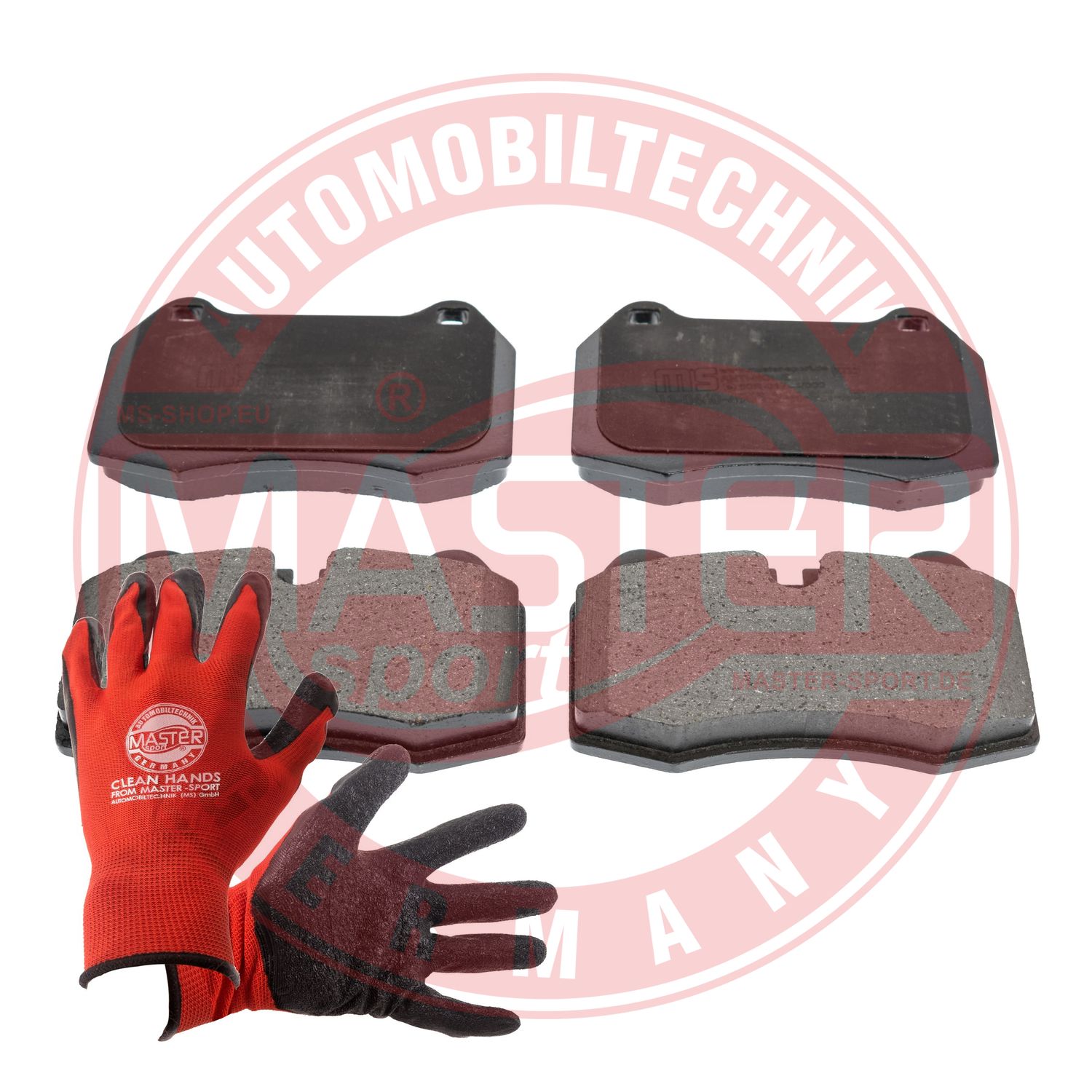 Brake Pad Set, disc brake (13046049652N-SET-MSP)