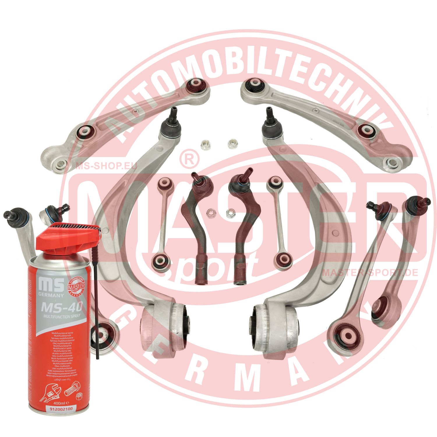 Control/Trailing Arm Kit, wheel suspension (36885-KIT-MSP)