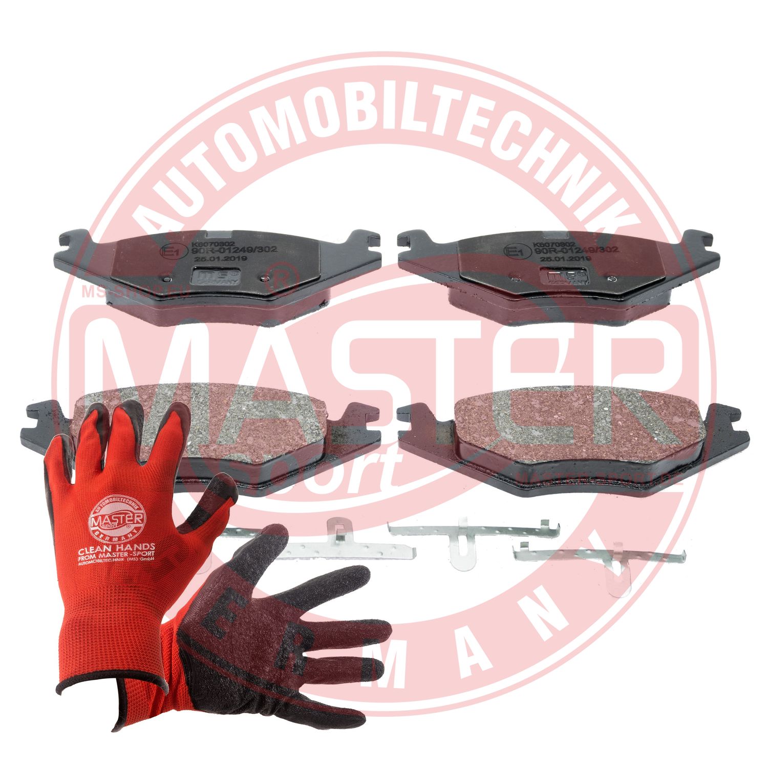 Brake Pad Set, disc brake (13046070302N-SET-MSP)
