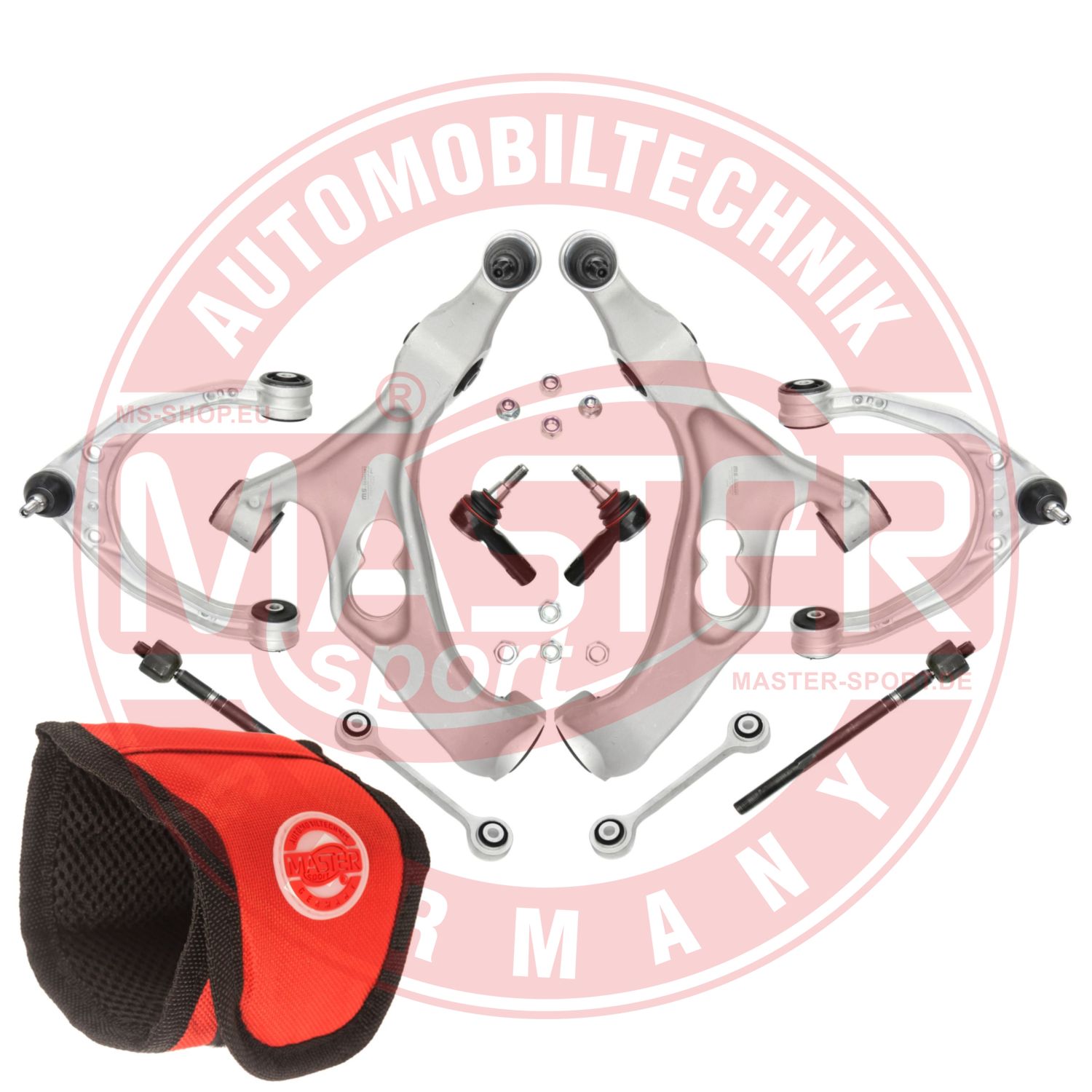 Control/Trailing Arm Kit, wheel suspension (36798/1-SET-MSM)