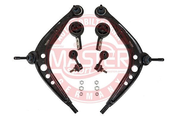 Control/Trailing Arm Kit, wheel suspension (36854/1-KIT-MS)