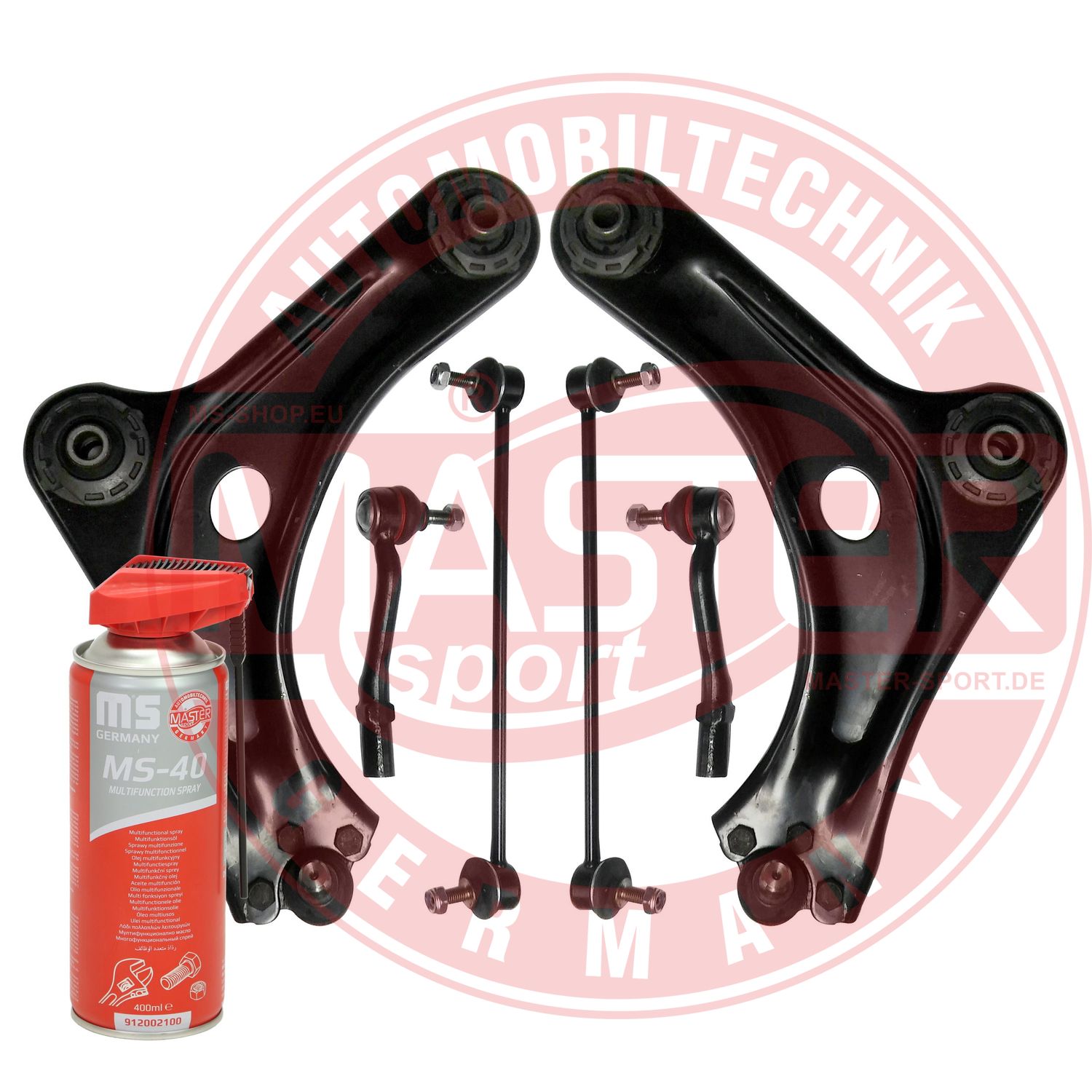 Control/Trailing Arm Kit, wheel suspension (36925-KIT-MSP)