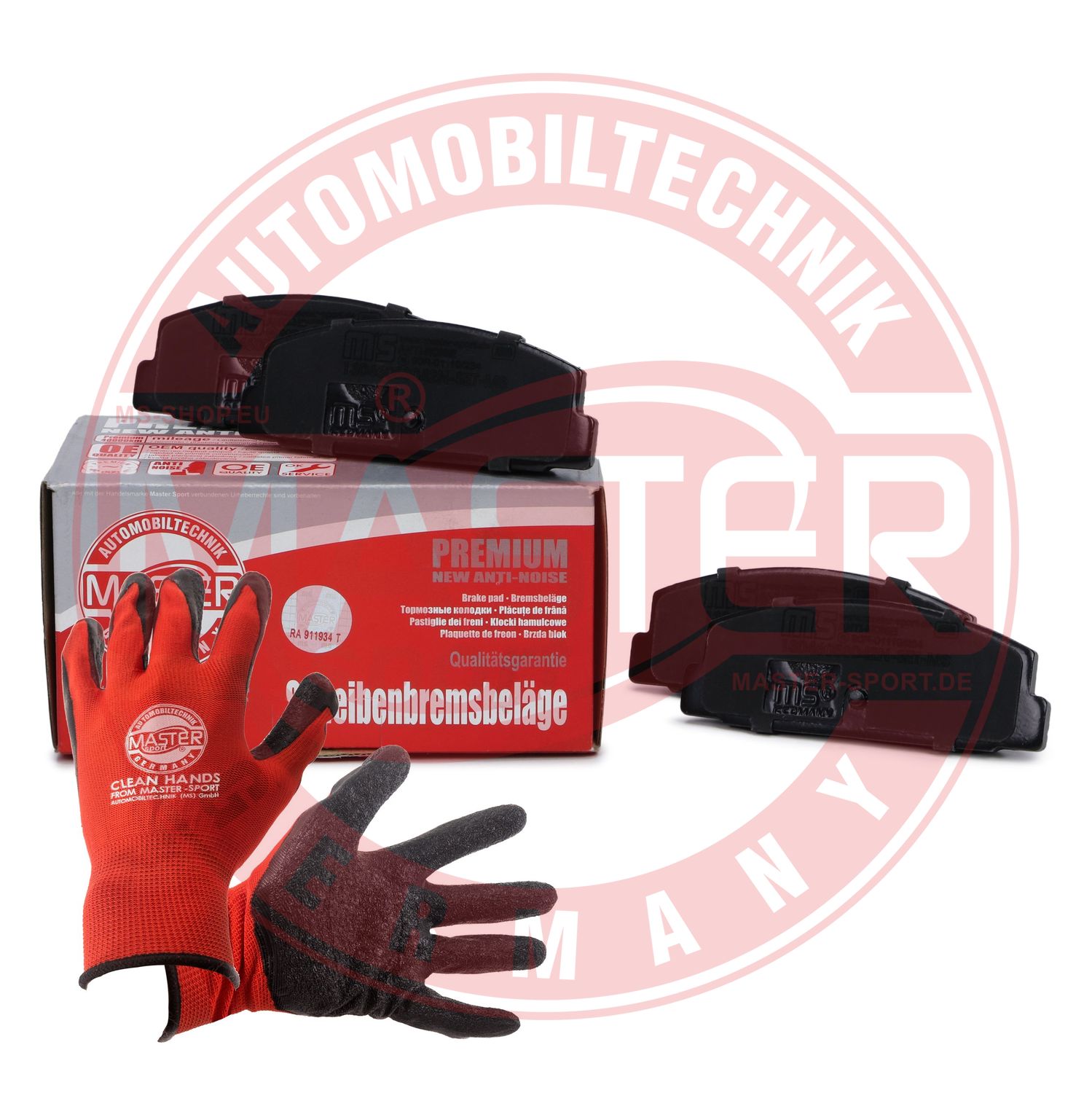Brake Pad Set, disc brake (13046058042N-SET-MSP)