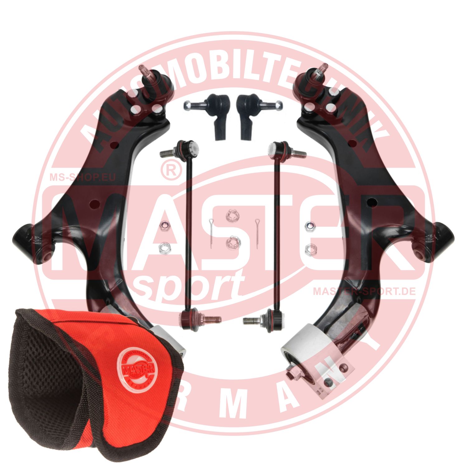 Control/Trailing Arm Kit, wheel suspension (36985/1-KIT-MSM)