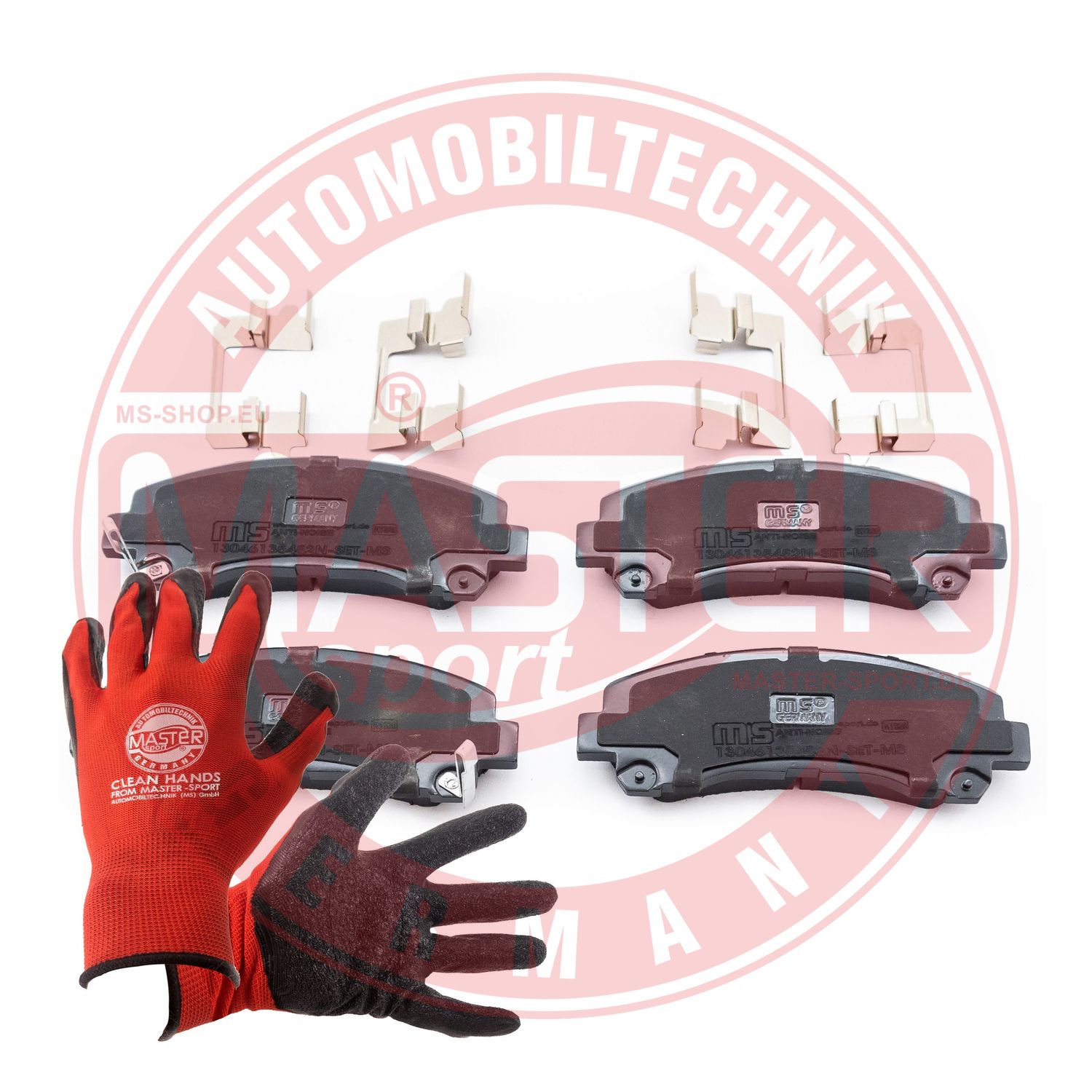 Brake Pad Set, disc brake (13046135452N-SET-MSP)
