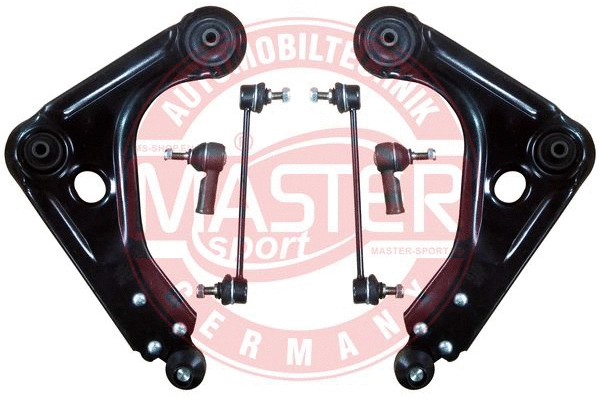 Control/Trailing Arm Kit, wheel suspension (36972/1-KIT-MS)