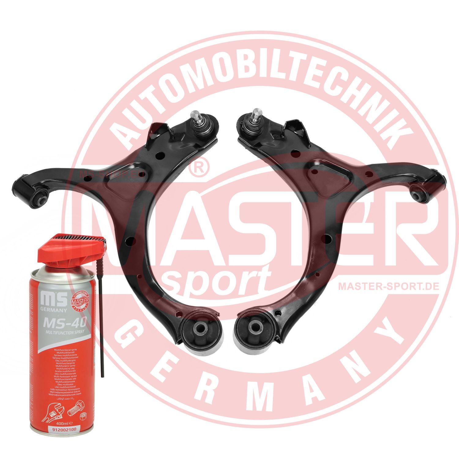 Control/Trailing Arm Kit, wheel suspension (36961/1-KIT-MSP)