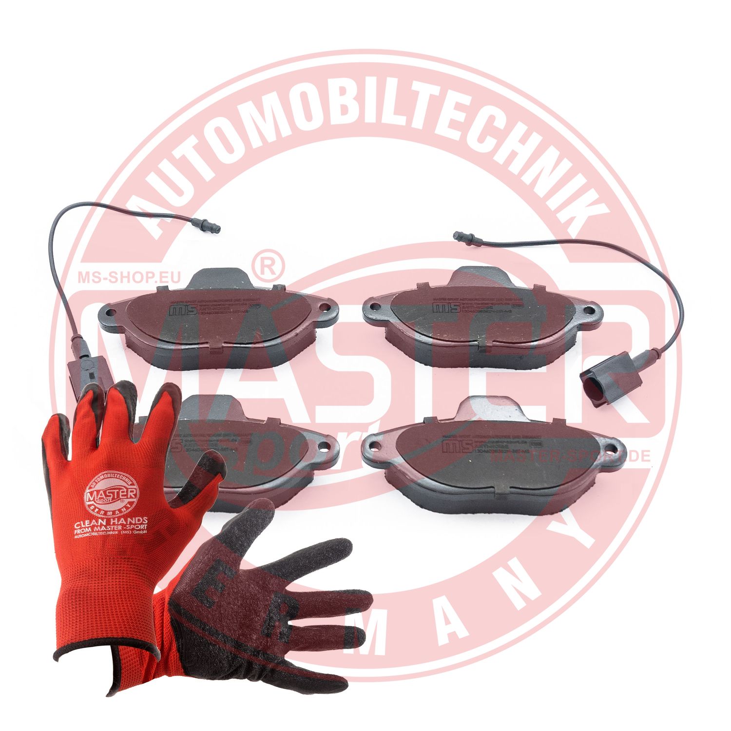 Brake Pad Set, disc brake (13046038382N-SET-MSP)