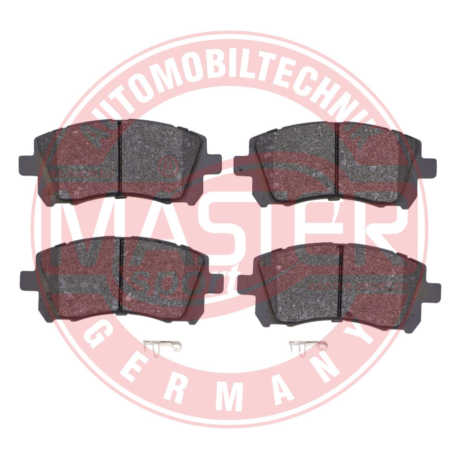 Brake Pad Set, disc brake (13046058512N-SET-MS)