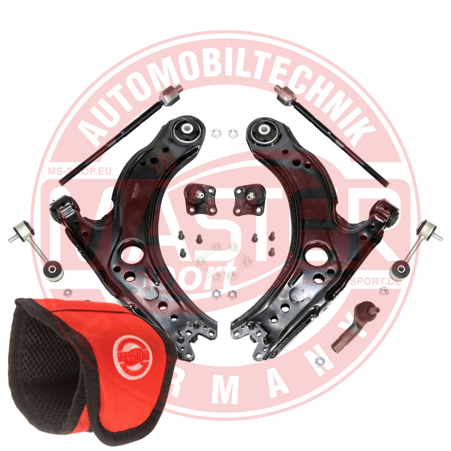 Control/Trailing Arm Kit, wheel suspension (36812/2-SET-MSM)