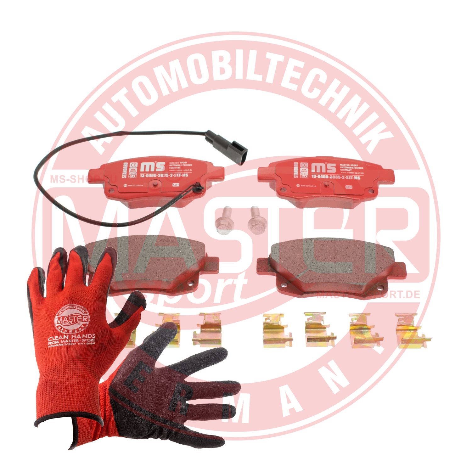 Brake Pad Set, disc brake (13046038352-SET-MSP)