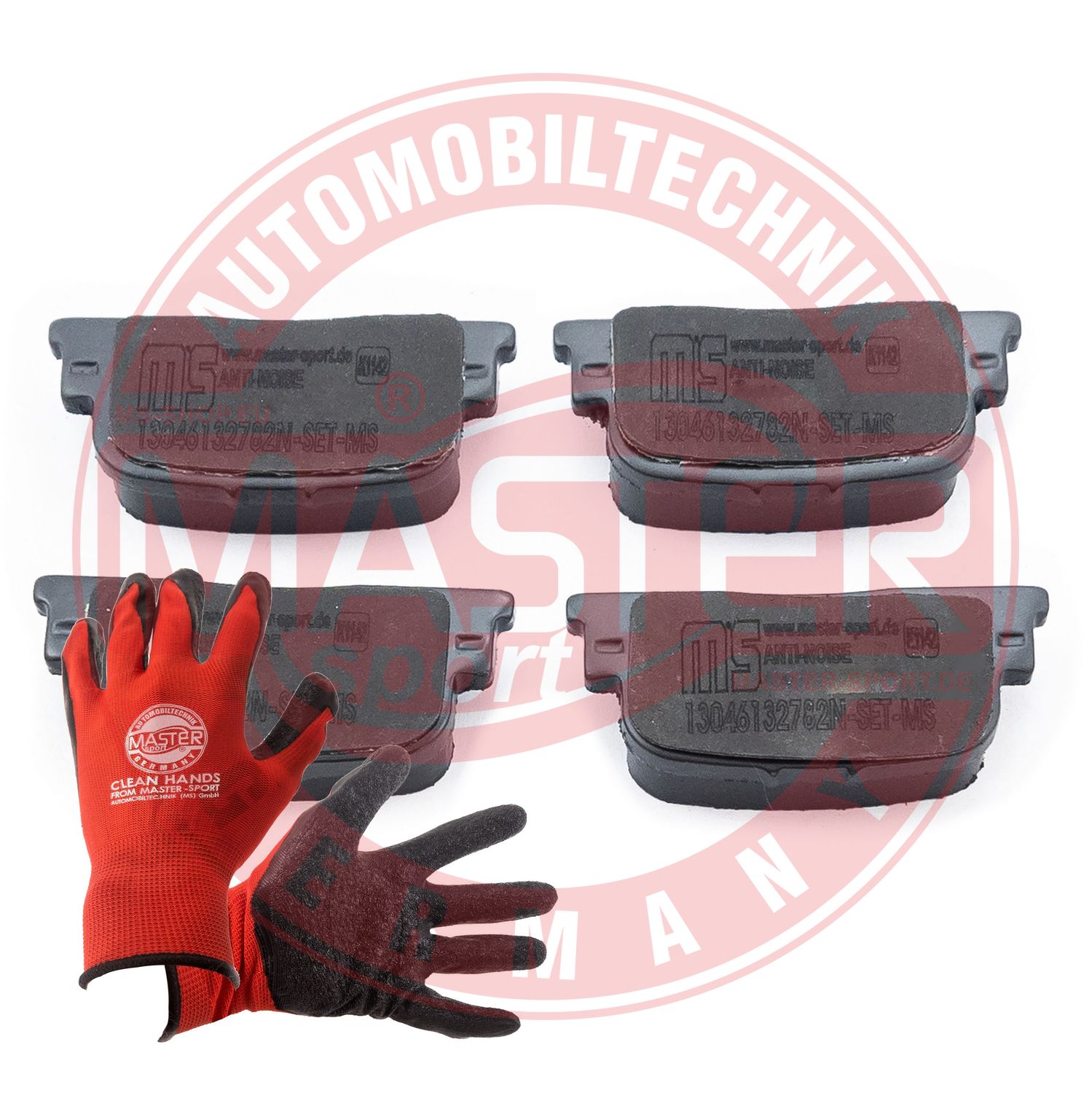 Brake Pad Set, disc brake (13046132782N-SET-MSP)