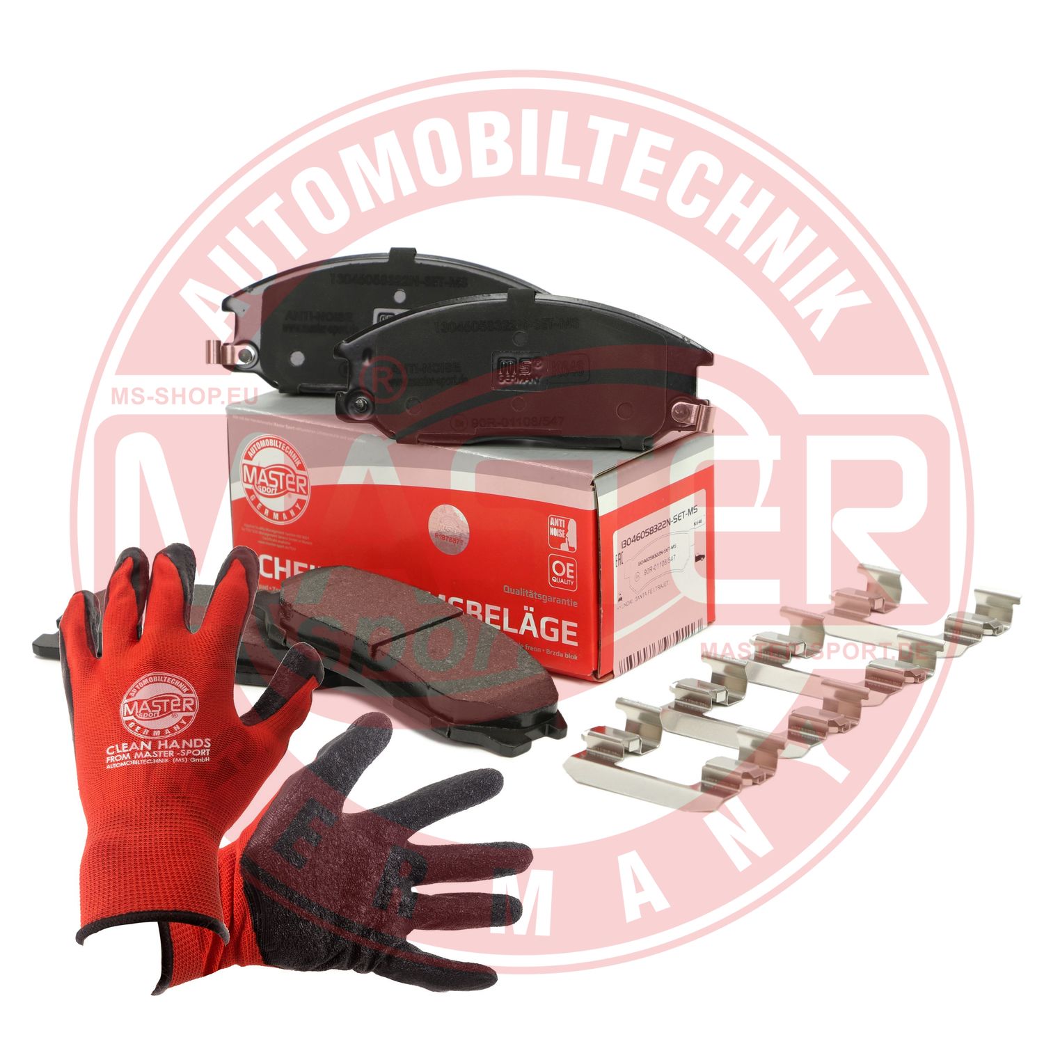 Brake Pad Set, disc brake (13046058322N-SET-MSP)