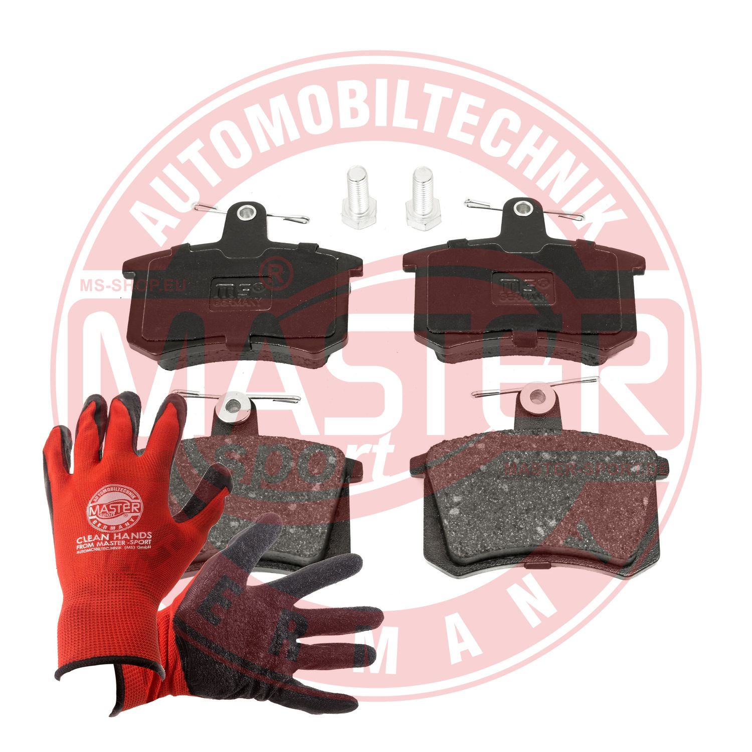 Brake Pad Set, disc brake (13046029622N-SET-MSP)