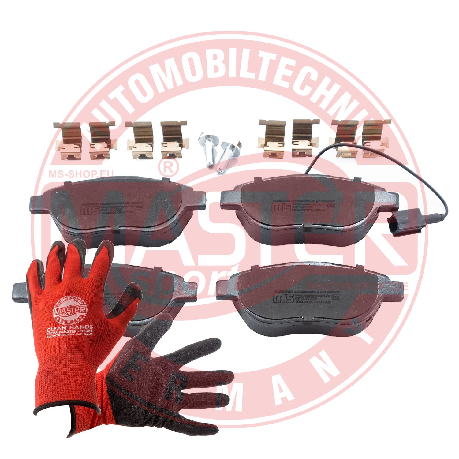 Brake Pad Set, disc brake (13046038272N-SET-MSP)