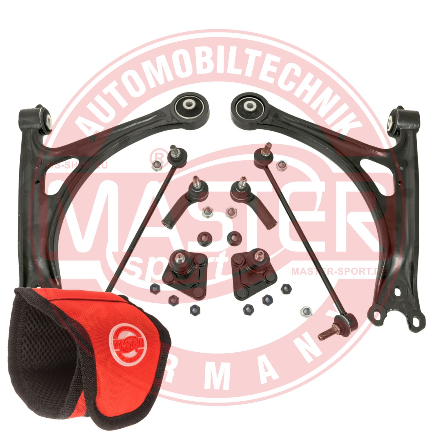 Control/Trailing Arm Kit, wheel suspension (36889-KIT-MSM)