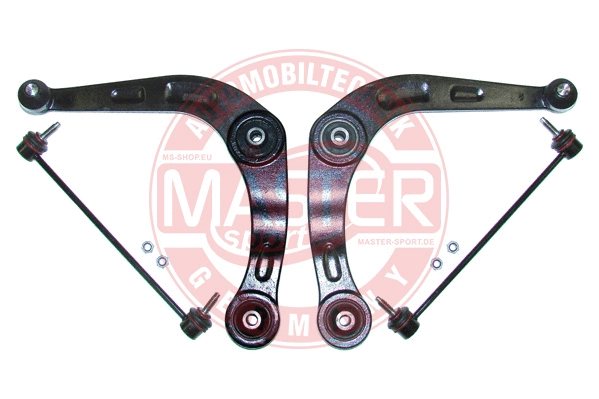 Control/Trailing Arm Kit, wheel suspension (36802/1-SET-MS)