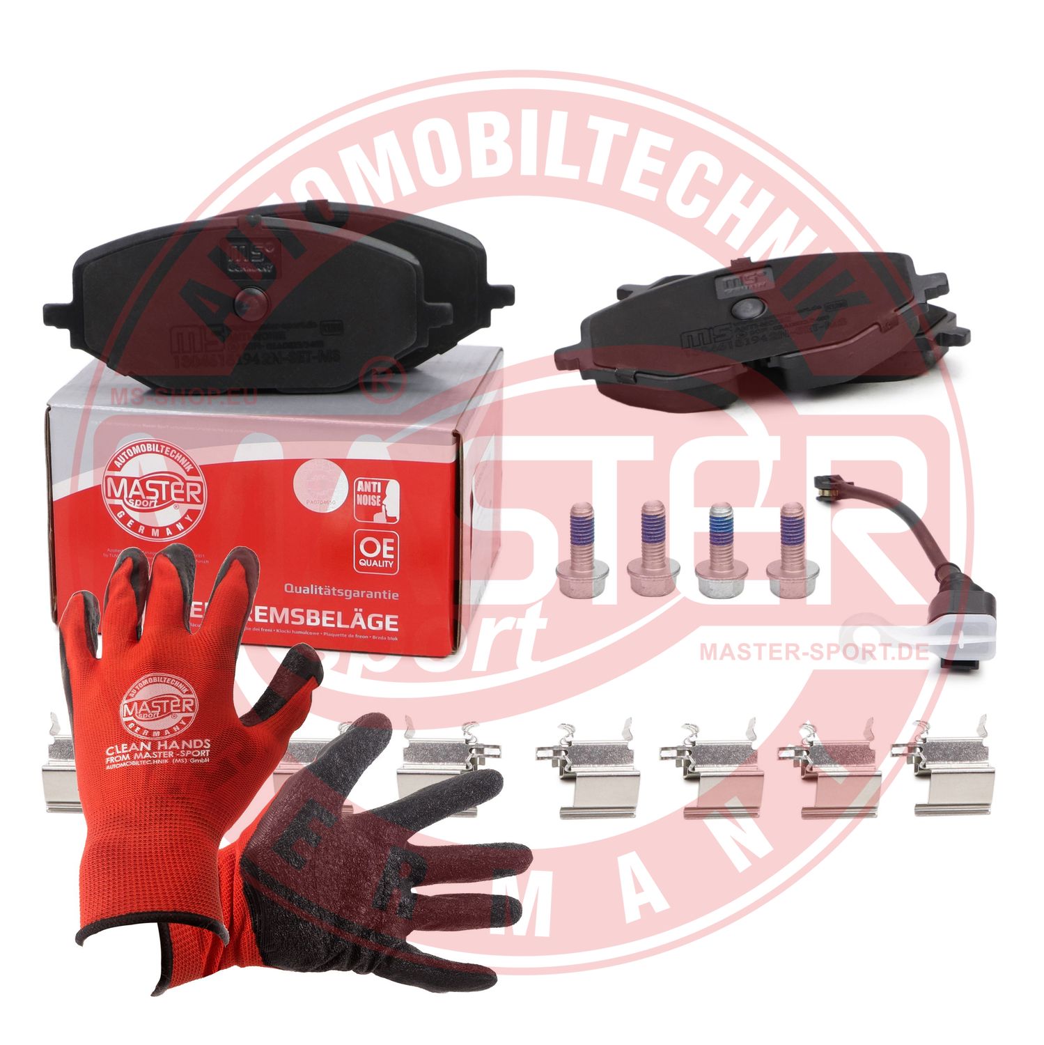 Brake Pad Set, disc brake (13046151942N-SET-MSP)