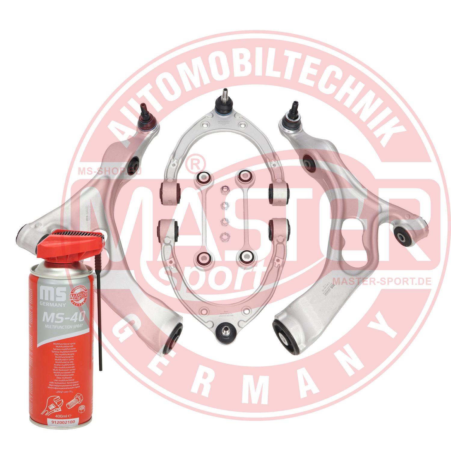 Control/Trailing Arm Kit, wheel suspension (37148/1-KIT-MSP)