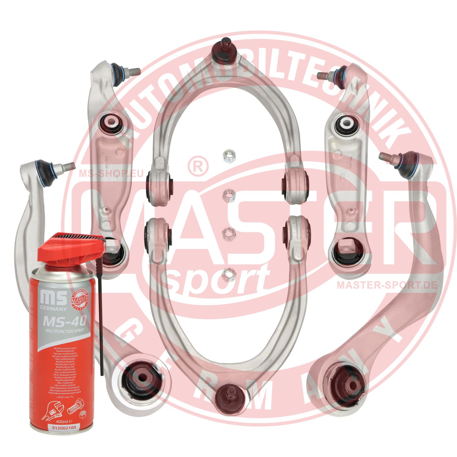 Control/Trailing Arm Kit, wheel suspension (37144-KIT-MSP)