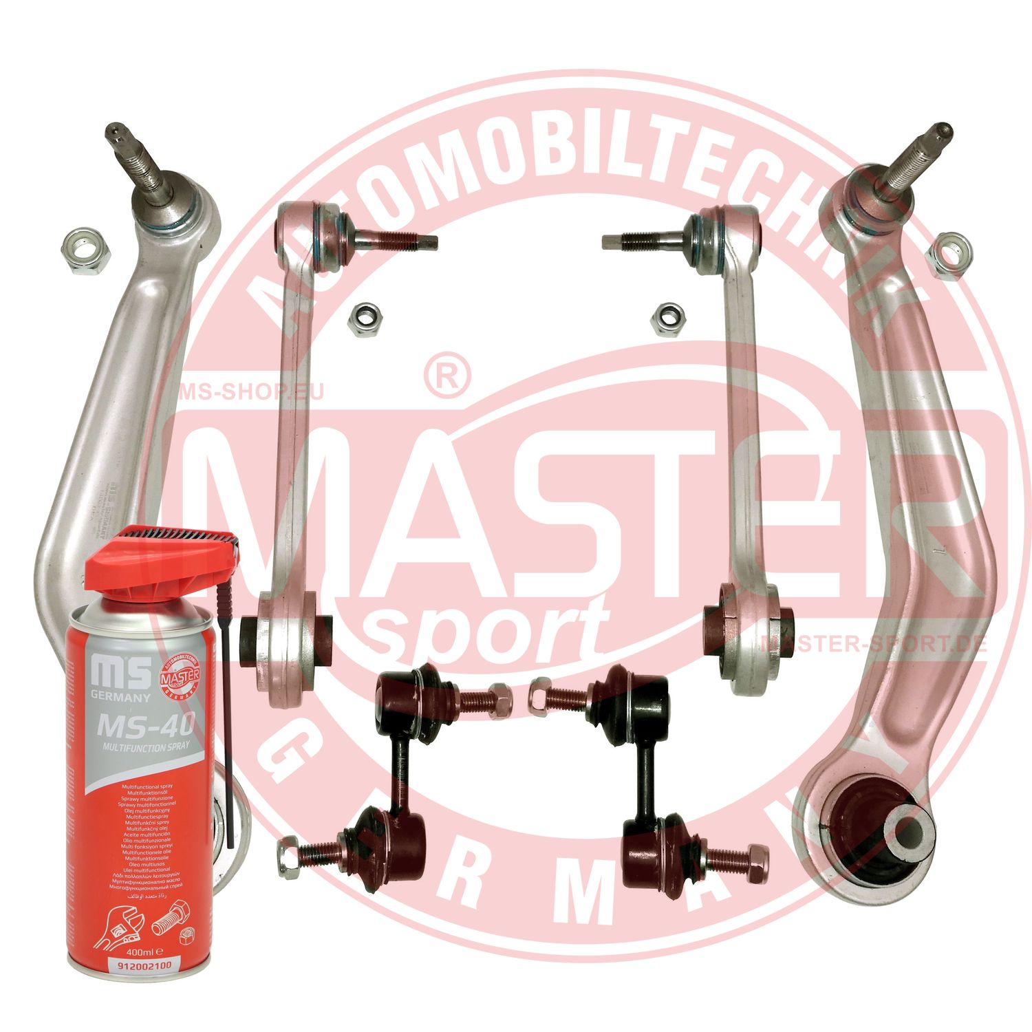 Control/Trailing Arm Kit, wheel suspension (36860-KIT-MSP)