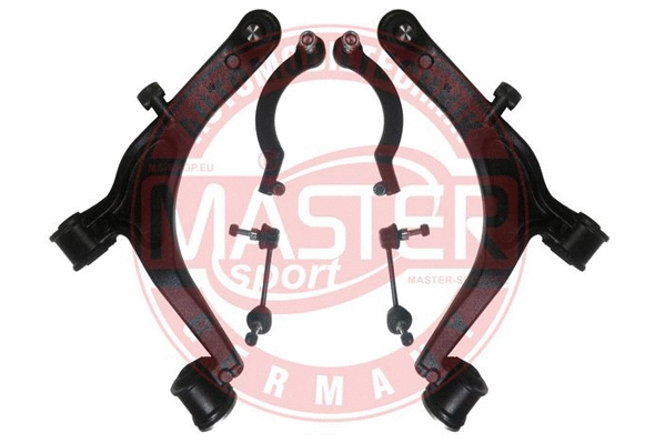 Control/Trailing Arm Kit, wheel suspension (36912-KIT-MS)