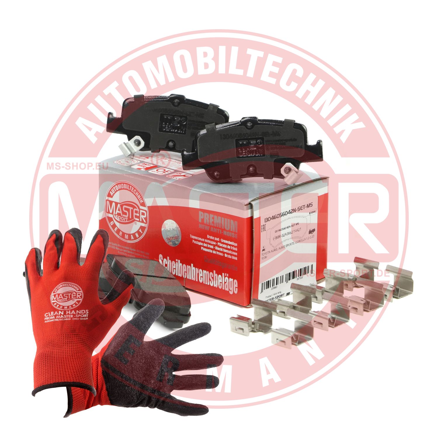 Brake Pad Set, disc brake (13046056042N-SET-MSP)