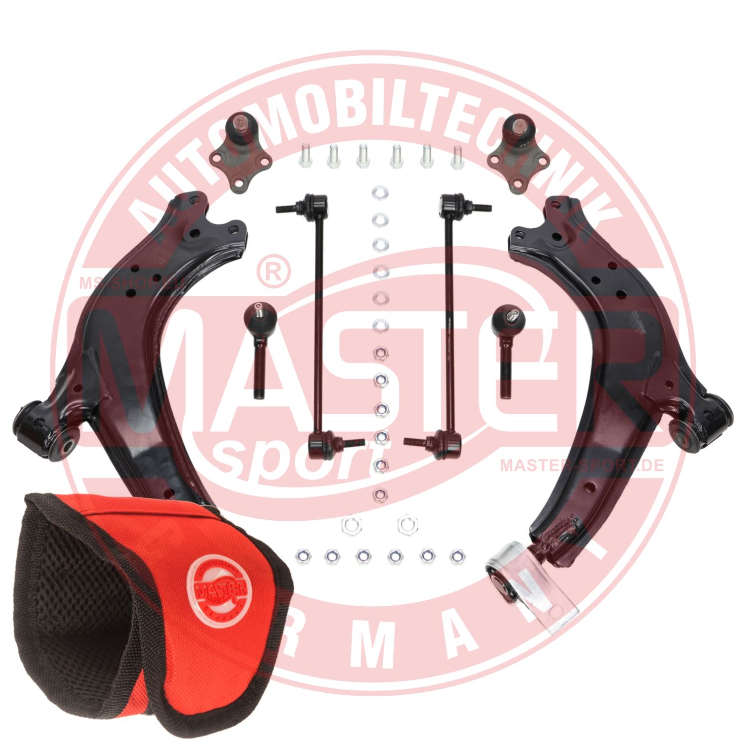 Control/Trailing Arm Kit, wheel suspension (37171/2-KIT-MSM)