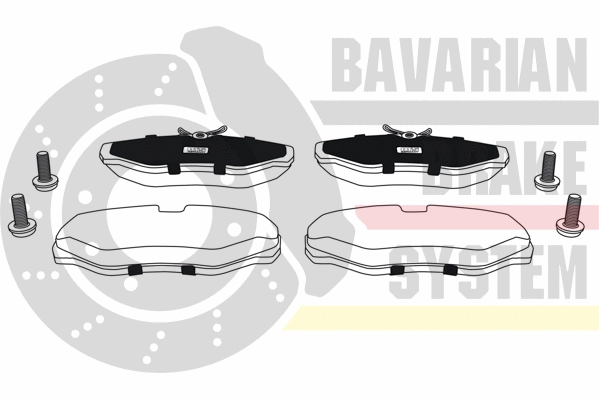 Brake Pad Set, disc brake (K6028702)