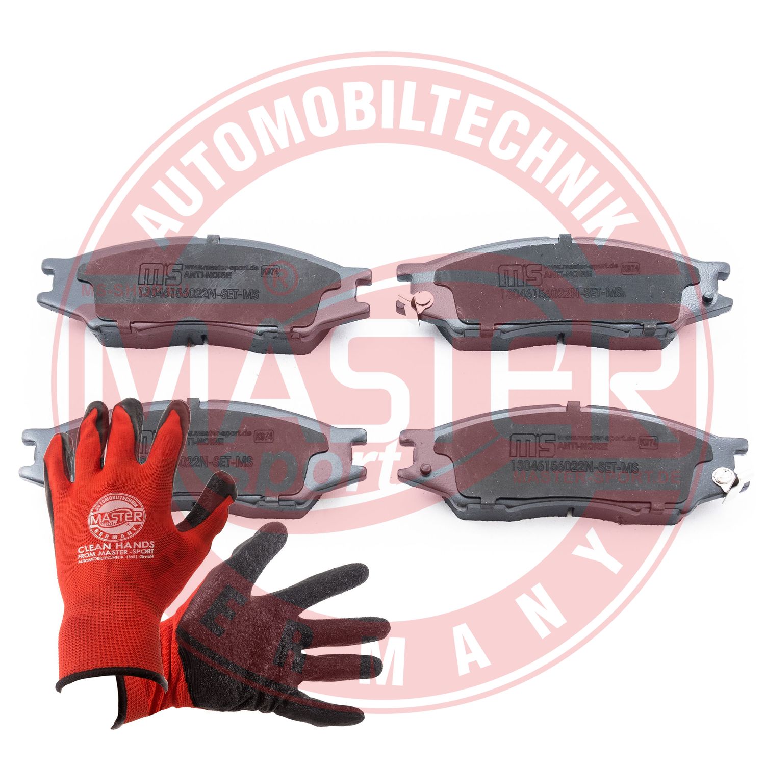 Brake Pad Set, disc brake (13046156022N-SET-MSP)
