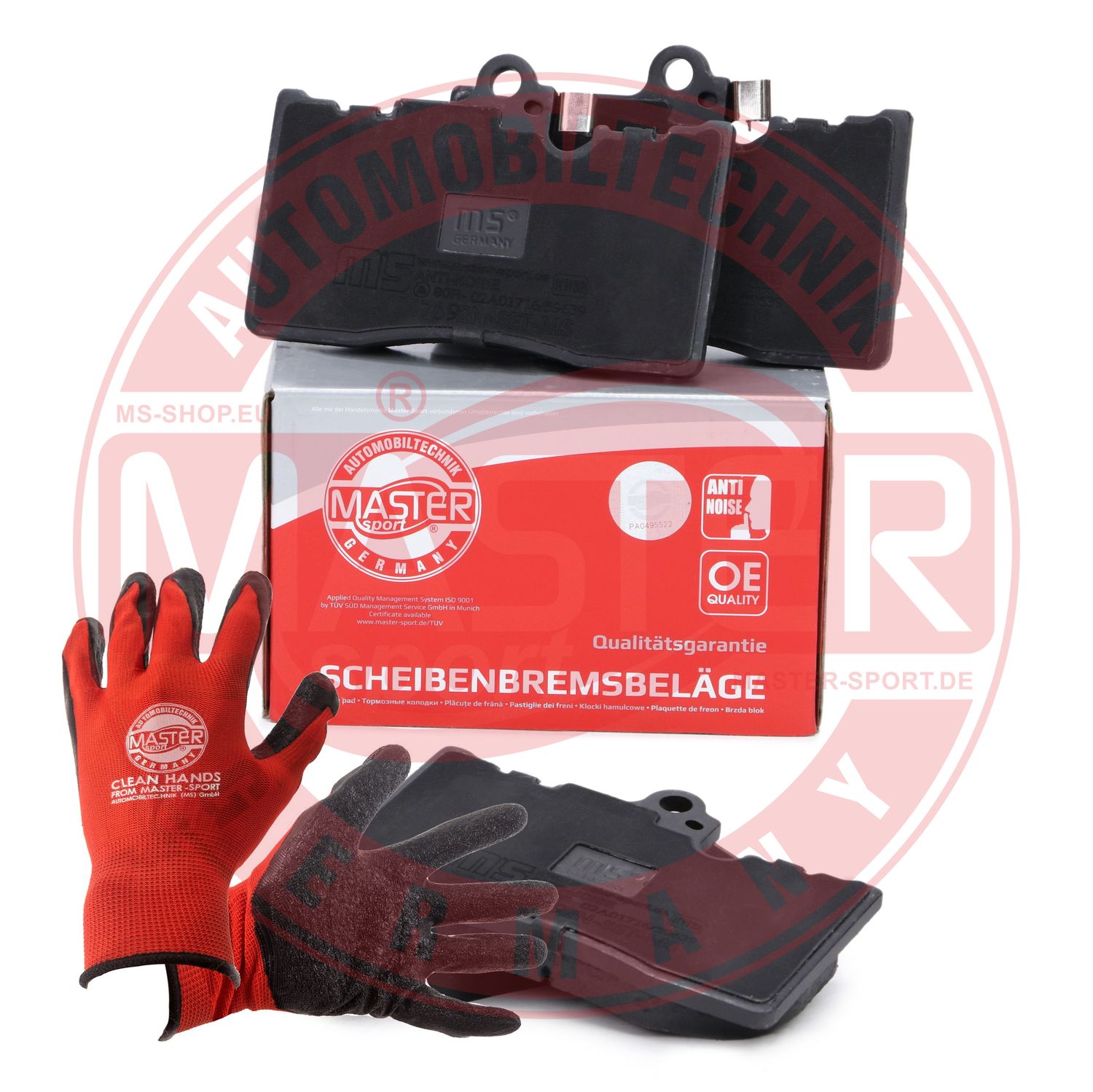 Brake Pad Set, disc brake (13046057892N-SET-MSP)