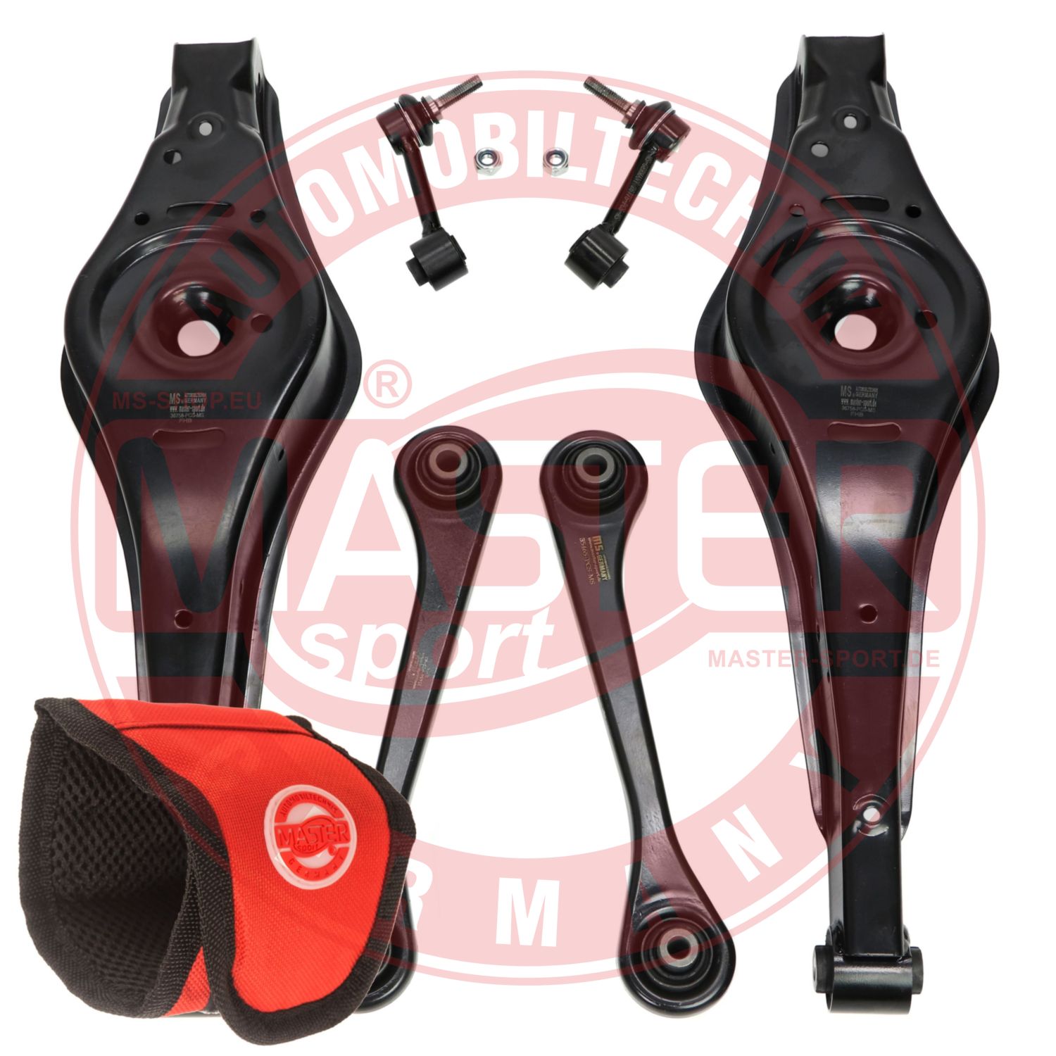 Control/Trailing Arm Kit, wheel suspension (36866/2-KIT-MSM)