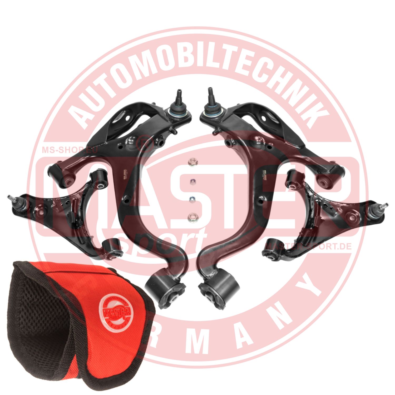 Control/Trailing Arm Kit, wheel suspension (36953-KIT-MSM)