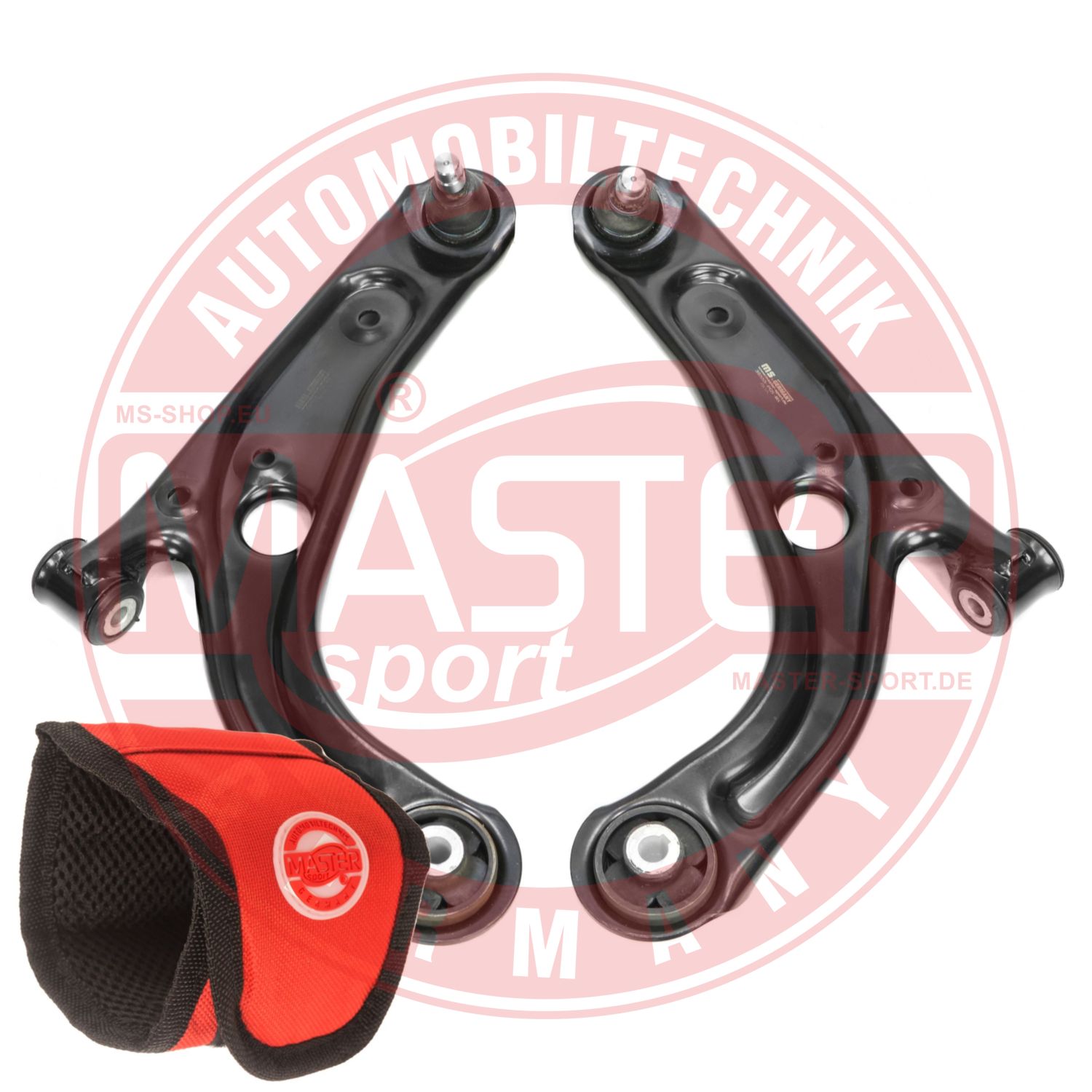 Control/Trailing Arm Kit, wheel suspension (37005/1-KIT-MSM)