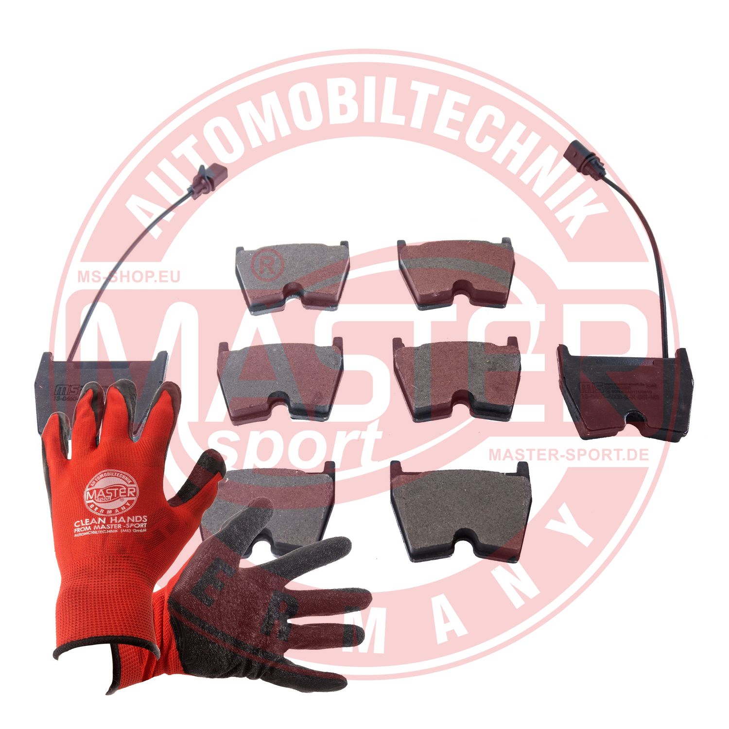 Brake Pad Set, disc brake (13046048002N-SET-MSP)