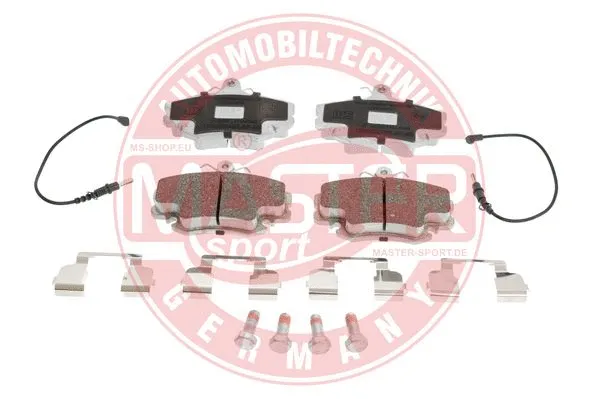 Brake Pad Set, disc brake (13046028342K-SET-MS)