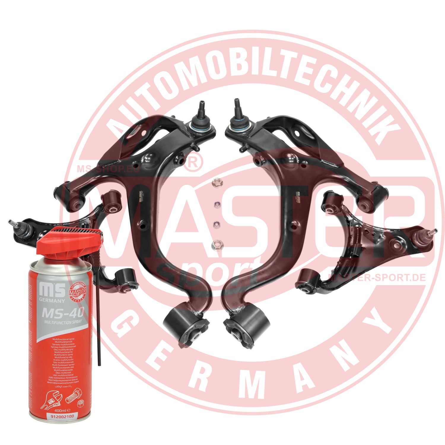 Control/Trailing Arm Kit, wheel suspension (36953-KIT-MSP)