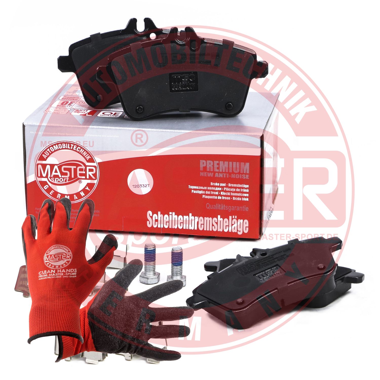 Brake Pad Set, disc brake (13046027082N-SET-MSP)