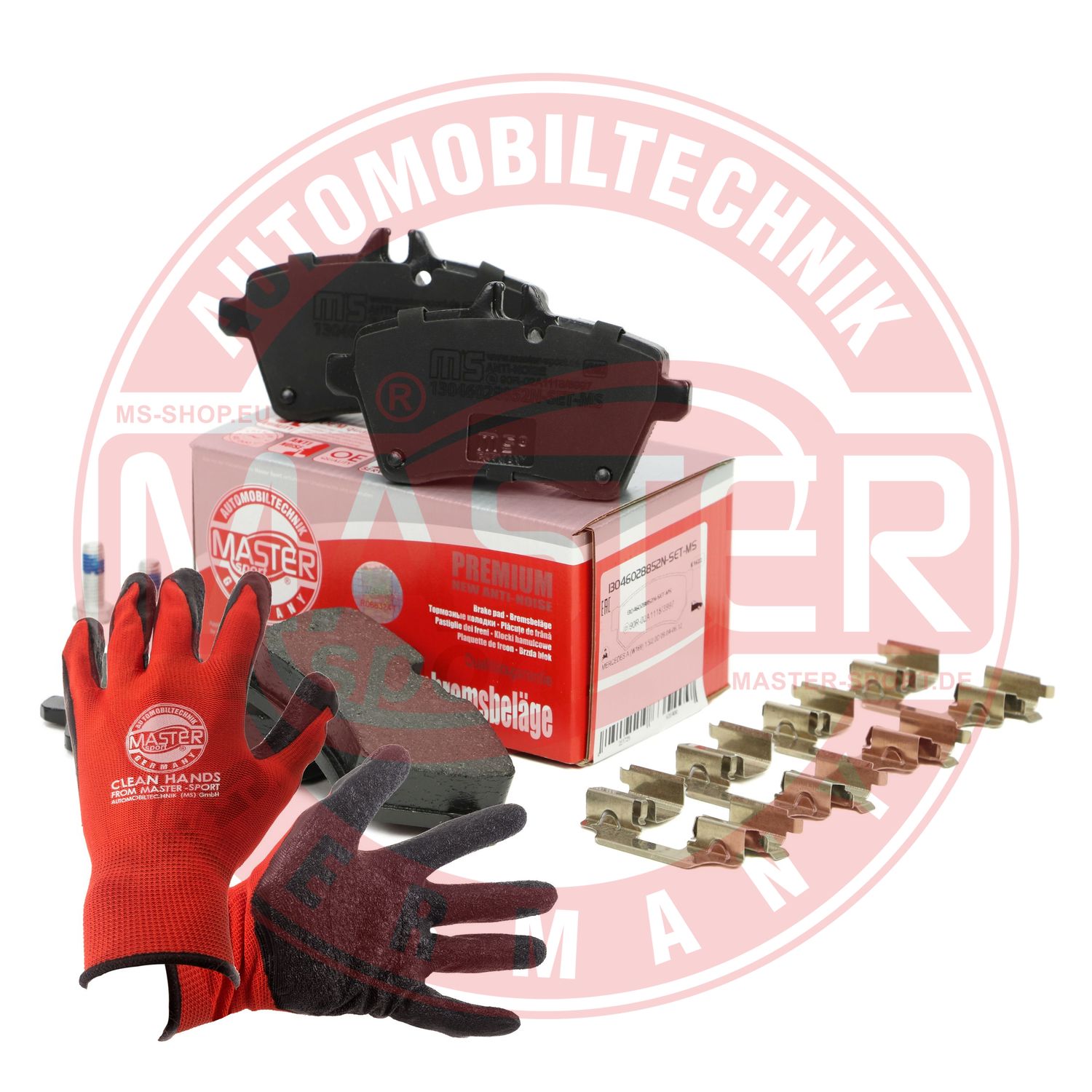 Brake Pad Set, disc brake (13046028852N-SET-MSP)