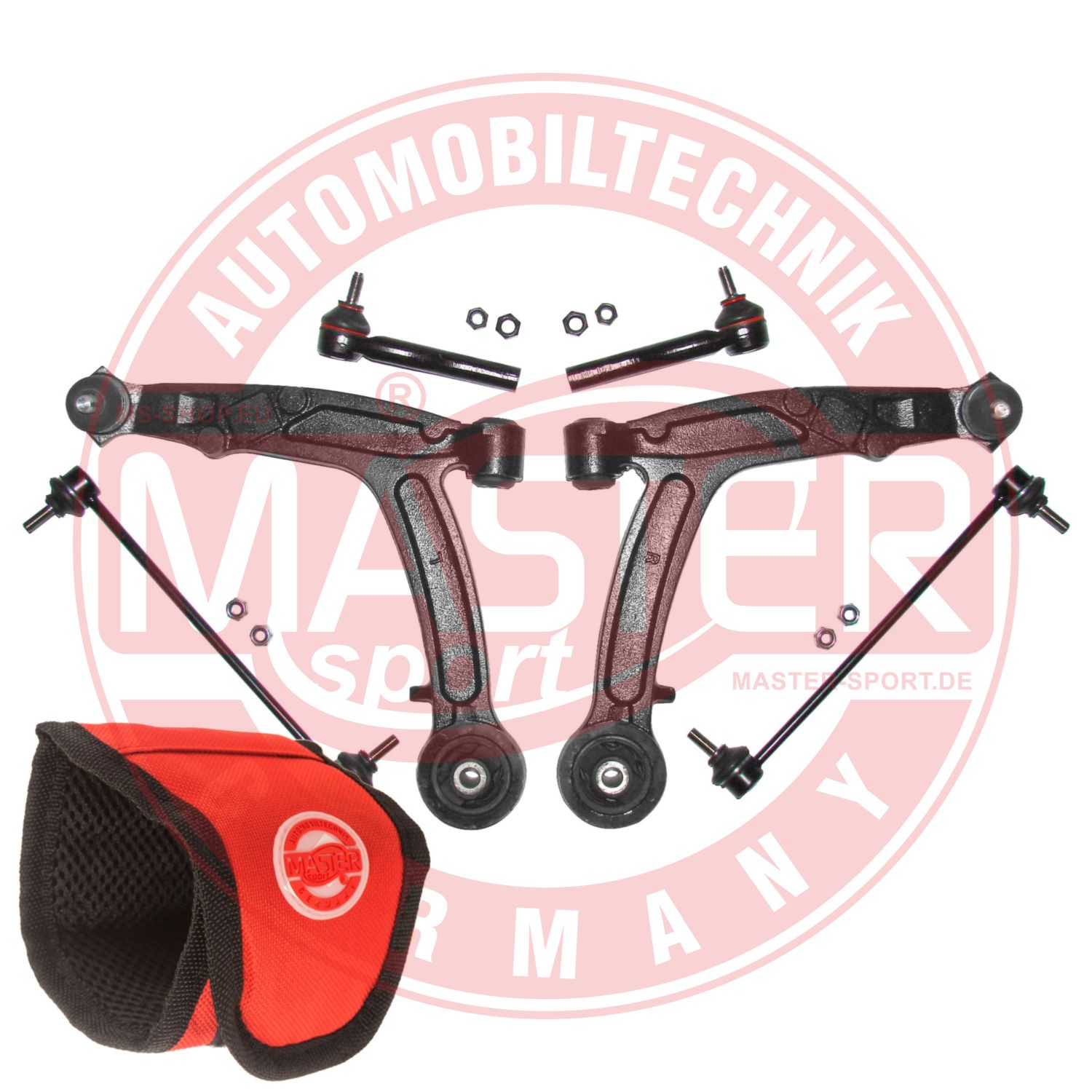 Control/Trailing Arm Kit, wheel suspension (36810-SET-MSM)