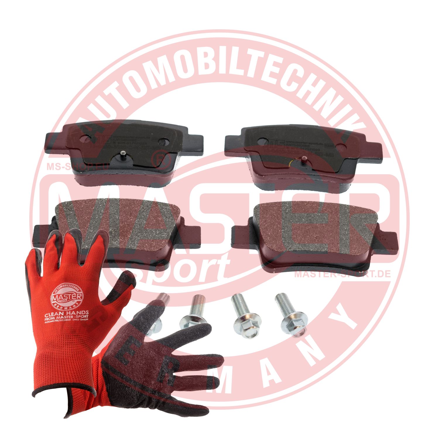 Brake Pad Set, disc brake (13046038282N-SET-MSP)
