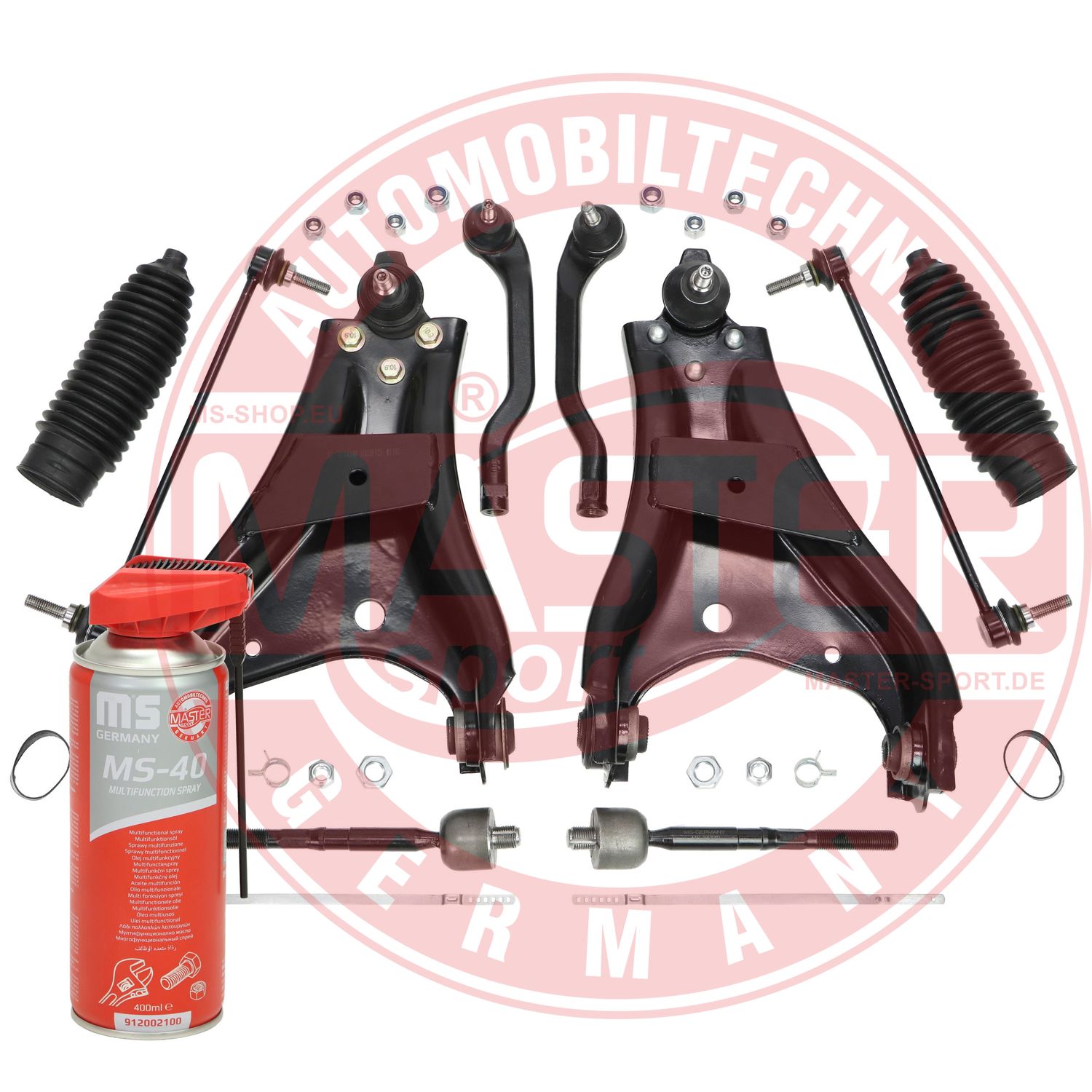Control/Trailing Arm Kit, wheel suspension (37029-KIT-MSP)