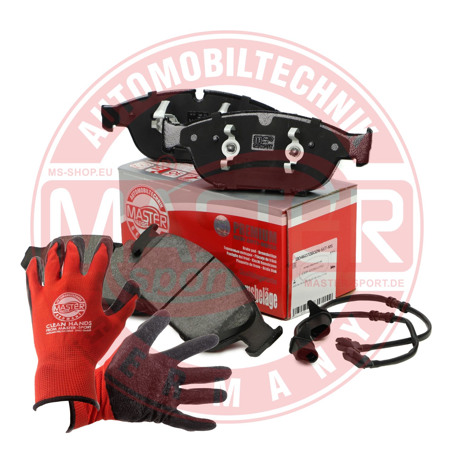 Brake Pad Set, disc brake (13046072802N-SET-MSP)