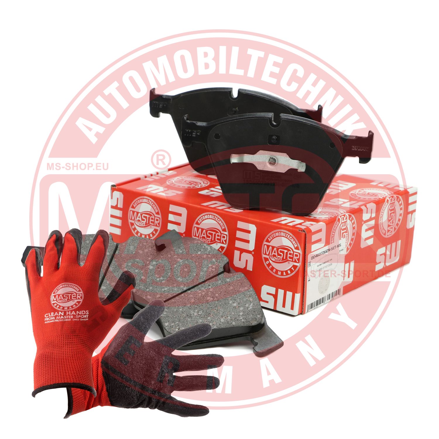 Brake Pad Set, disc brake (13046072612N-SET-MSP)