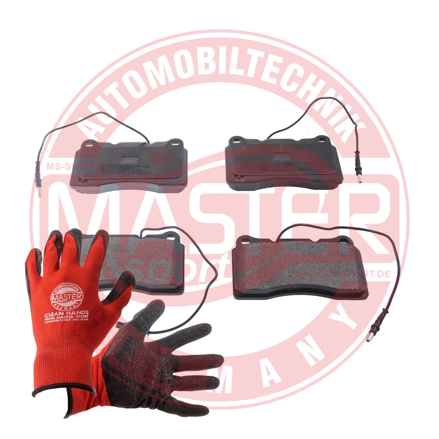Brake Pad Set, disc brake (13046049722N-SET-MSP)