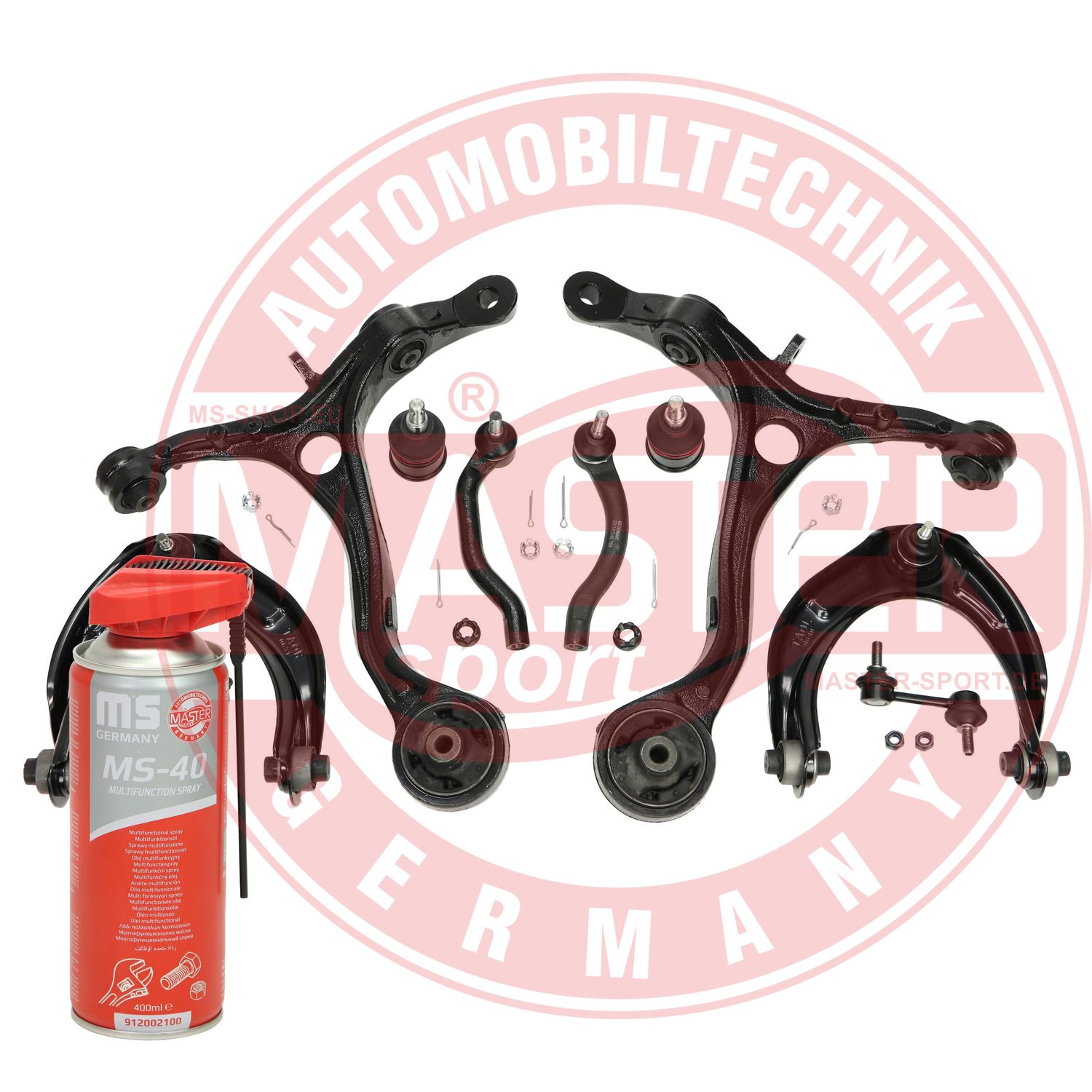 Control/Trailing Arm Kit, wheel suspension (36968-KIT-MSP)